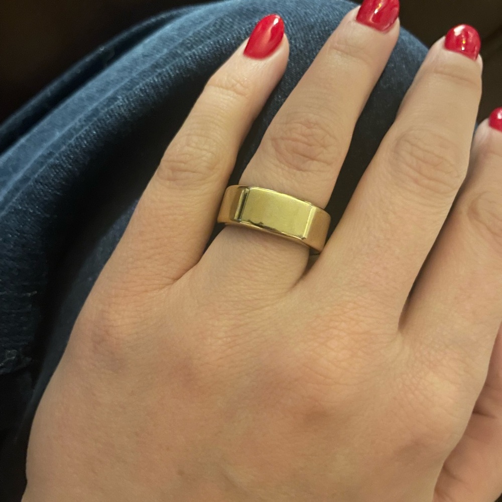 Oura Gen 3 Gold Band Ring sz 6